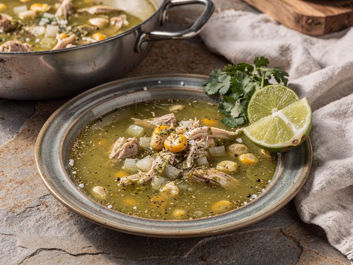 Pozole Verde de Pollo