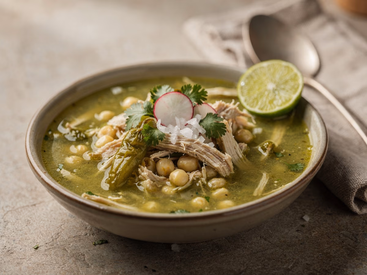 Pozole Verde de Pollo