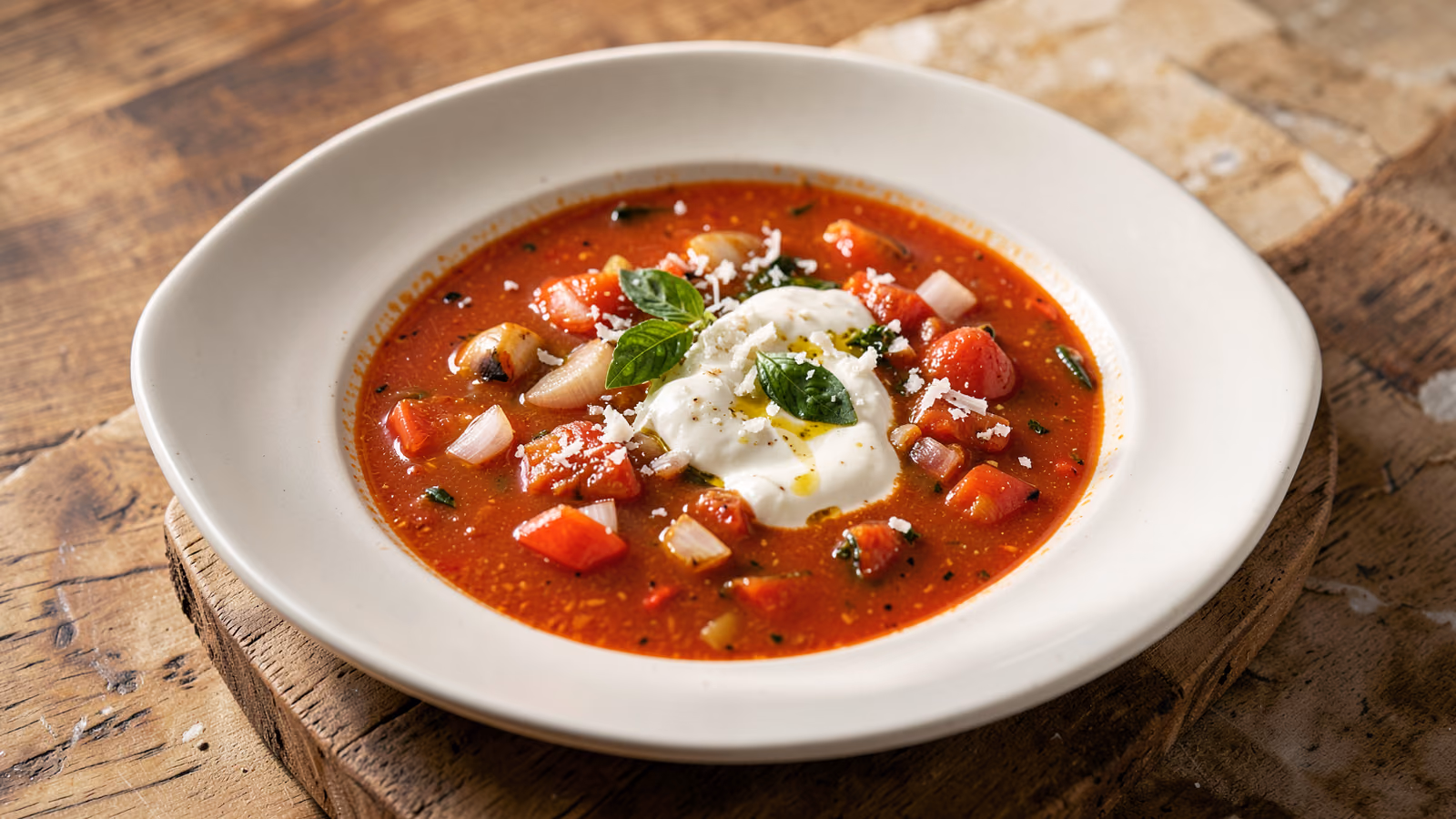 Geröstete Tomatensuppe