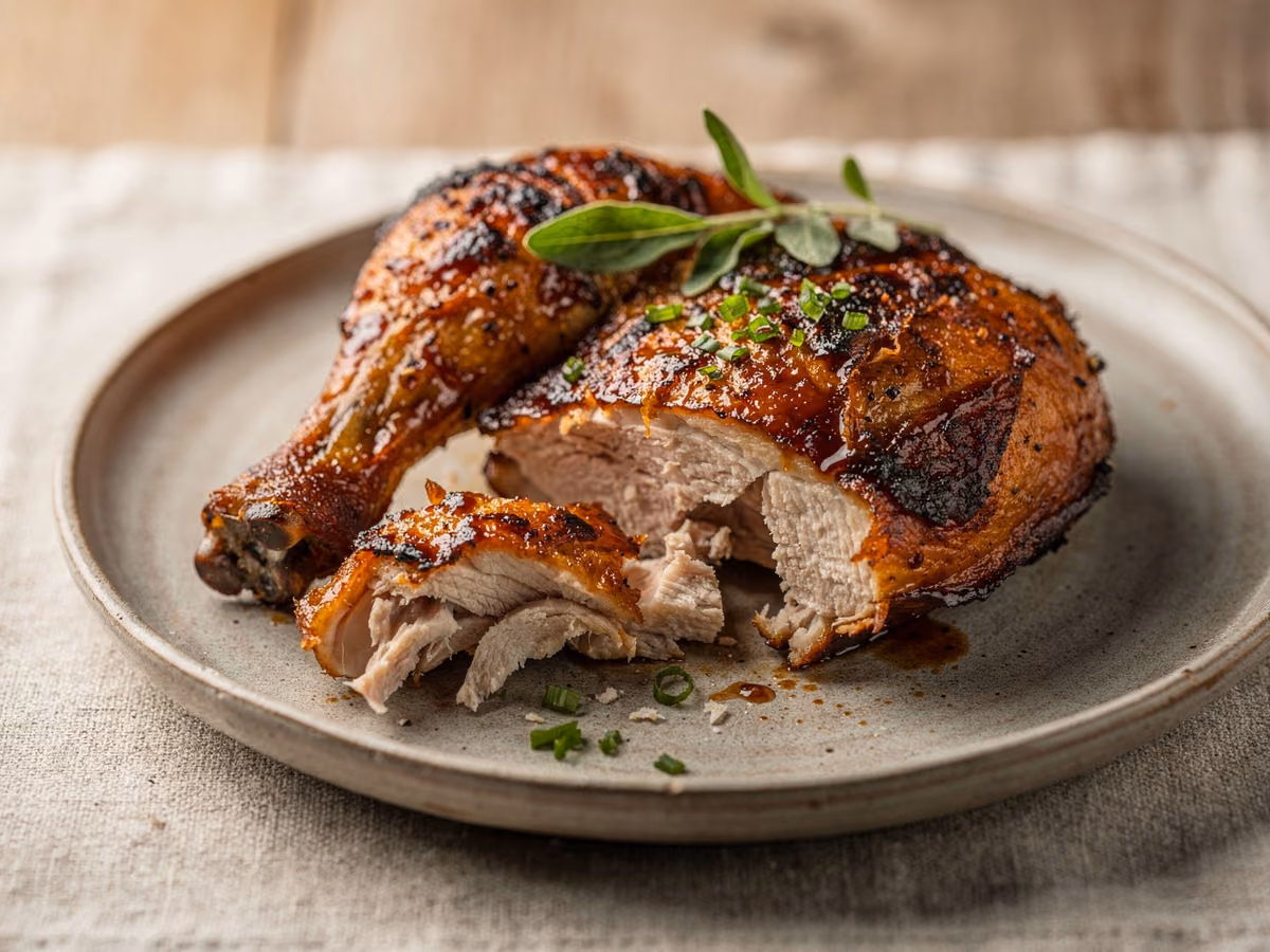 Pollo al BBQ Horneado