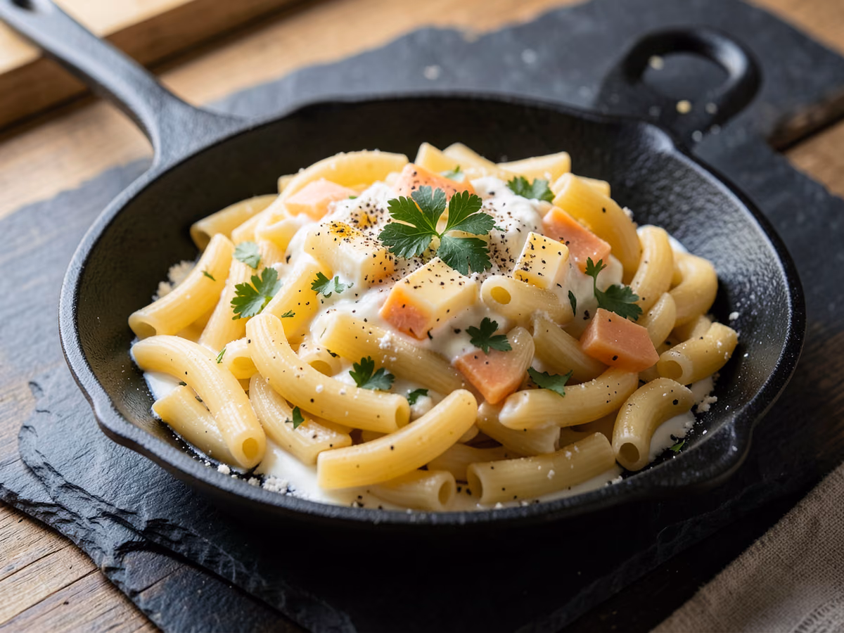 Macarrones con Queso Cremosos