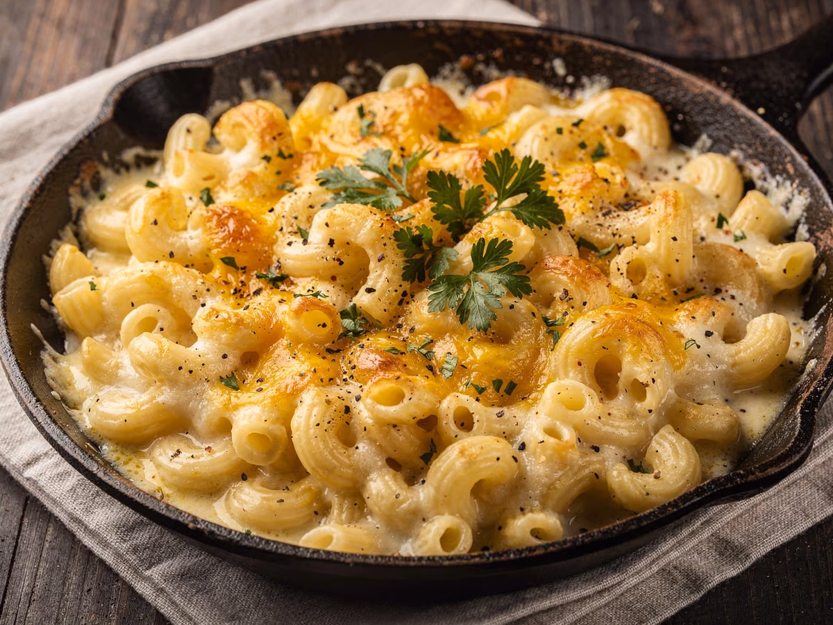 Macarrones con Queso Cremosos