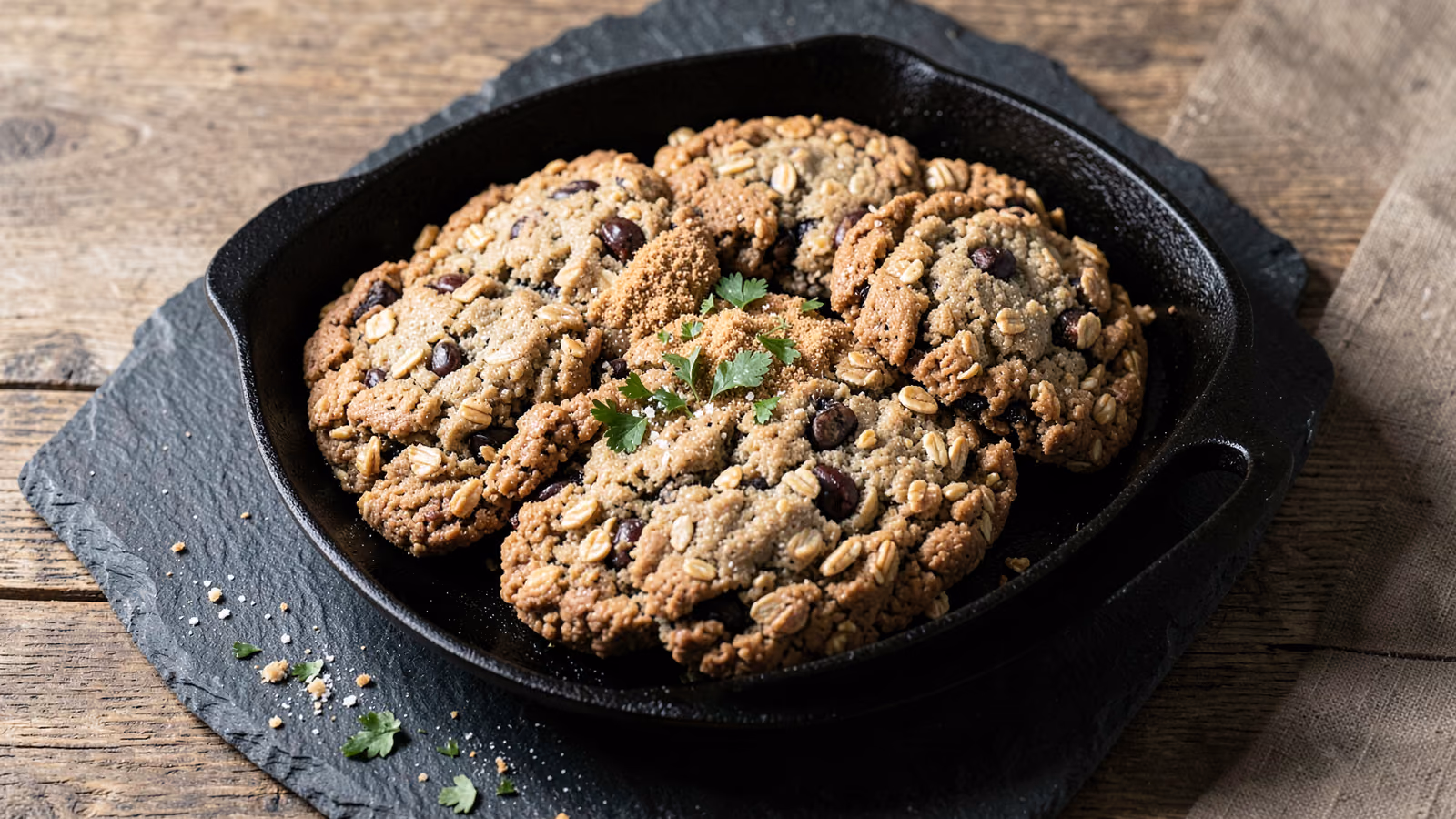 Galletas de avena con pasas