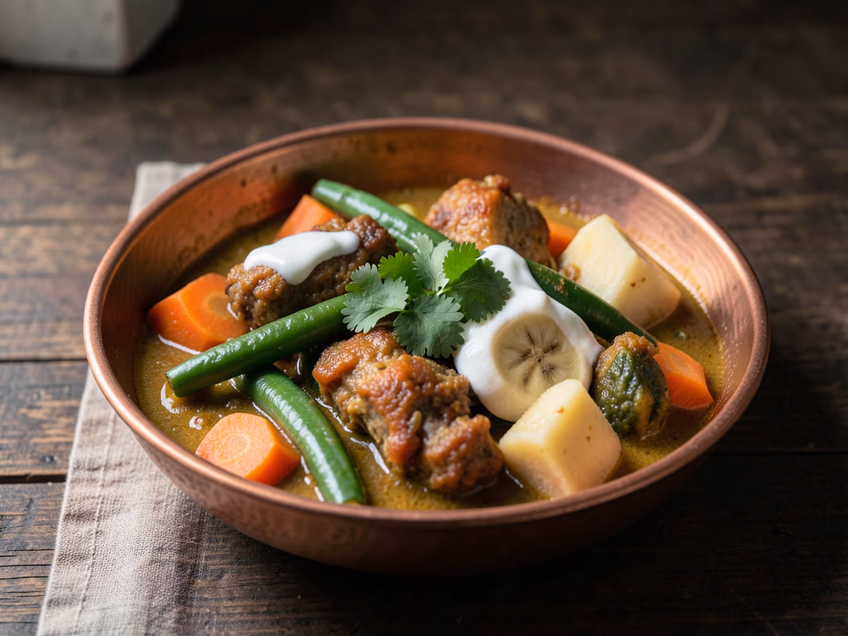 Curry de verduras mixtas avial