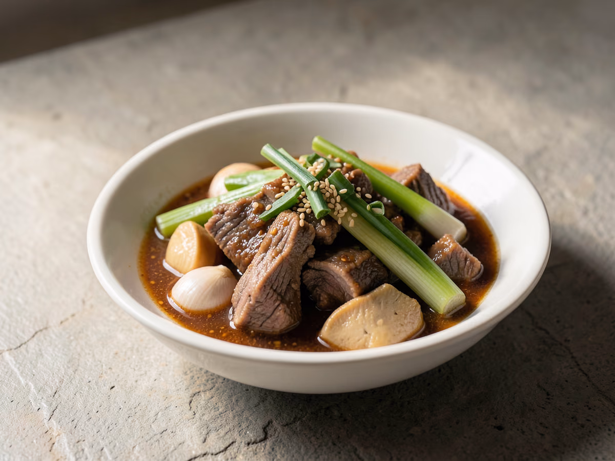 Estofado de ternera vietnamita Bo Kho