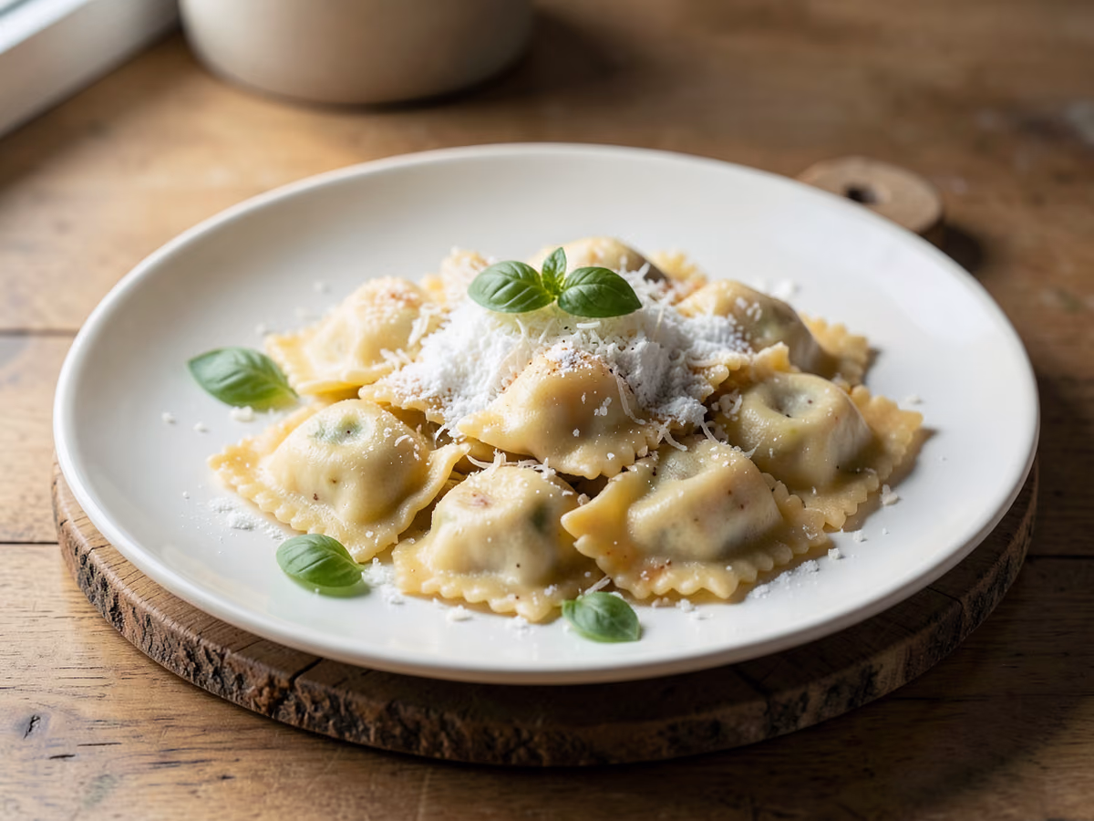 Raviolis de ricota