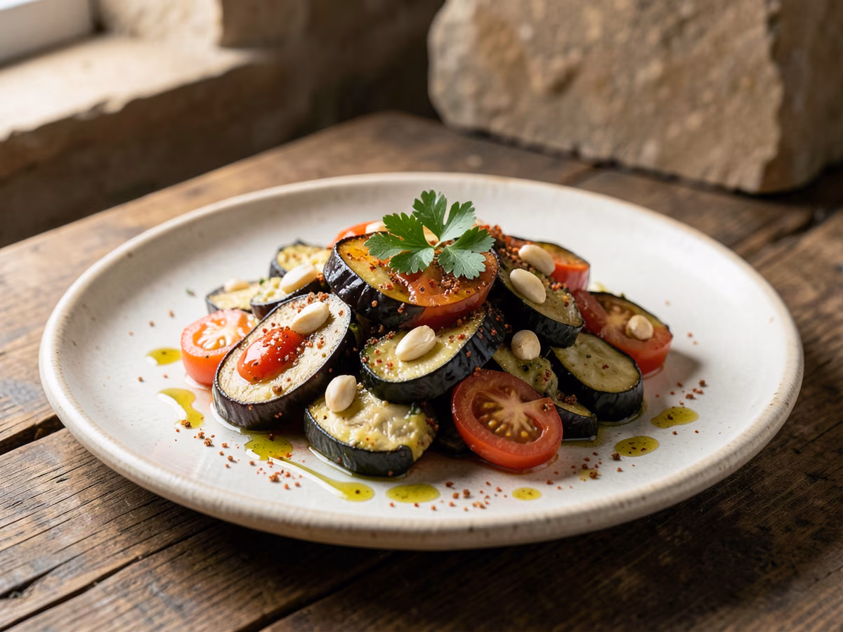Ensalada de berenjena zaalouk