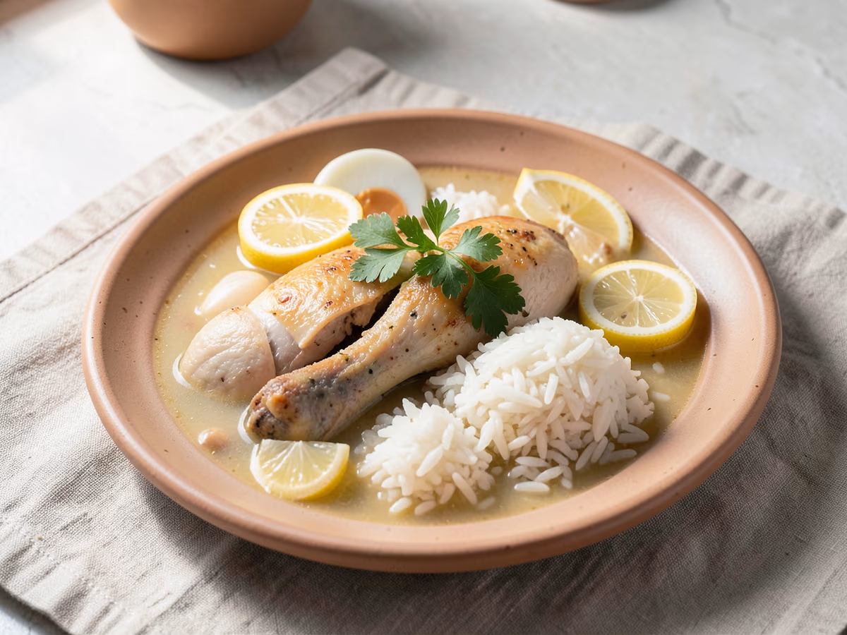 Sup Ayam Avgolemono