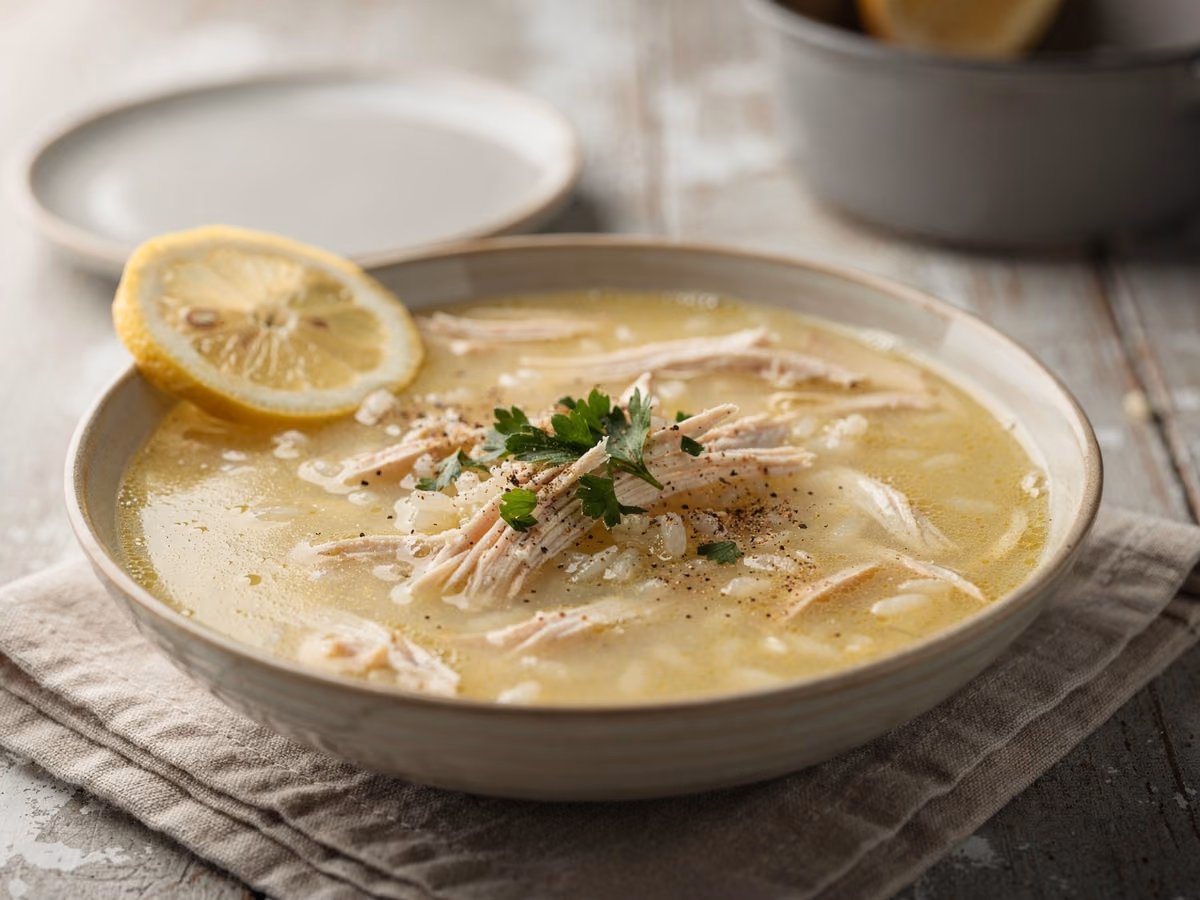 Sup Ayam Avgolemono