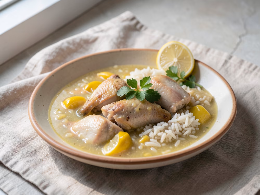 Sup Ayam Avgolemono