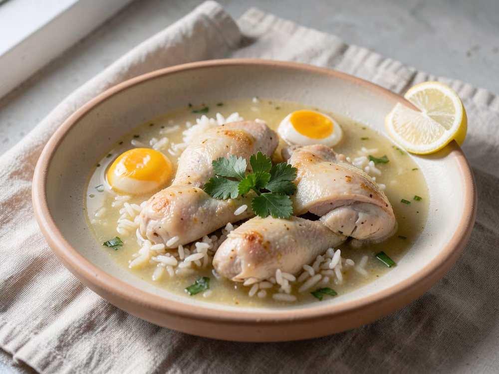 Sup Ayam Avgolemono