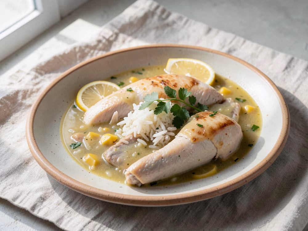 Sup Ayam Avgolemono