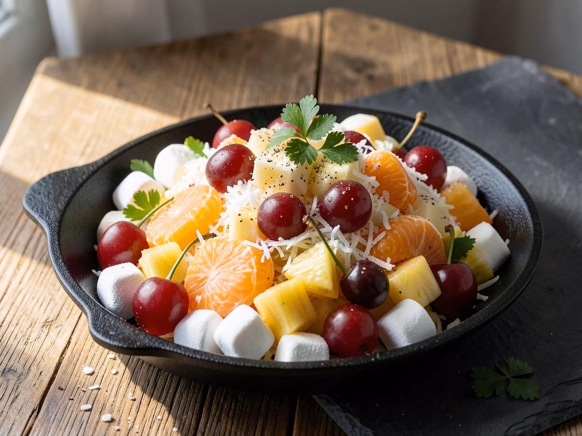Ensalada de frutas ambrosía