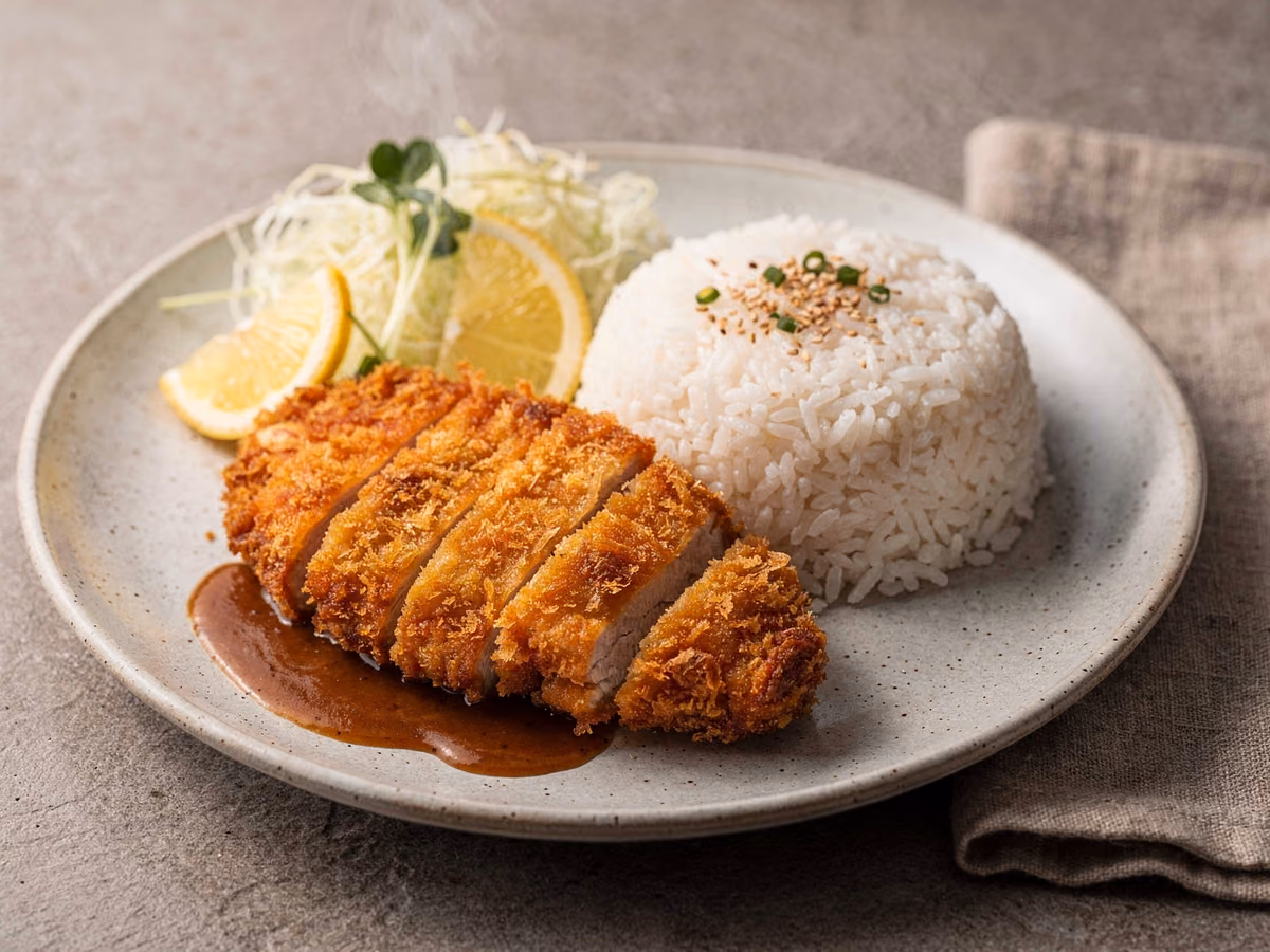 Pollo Katsu con Arroz