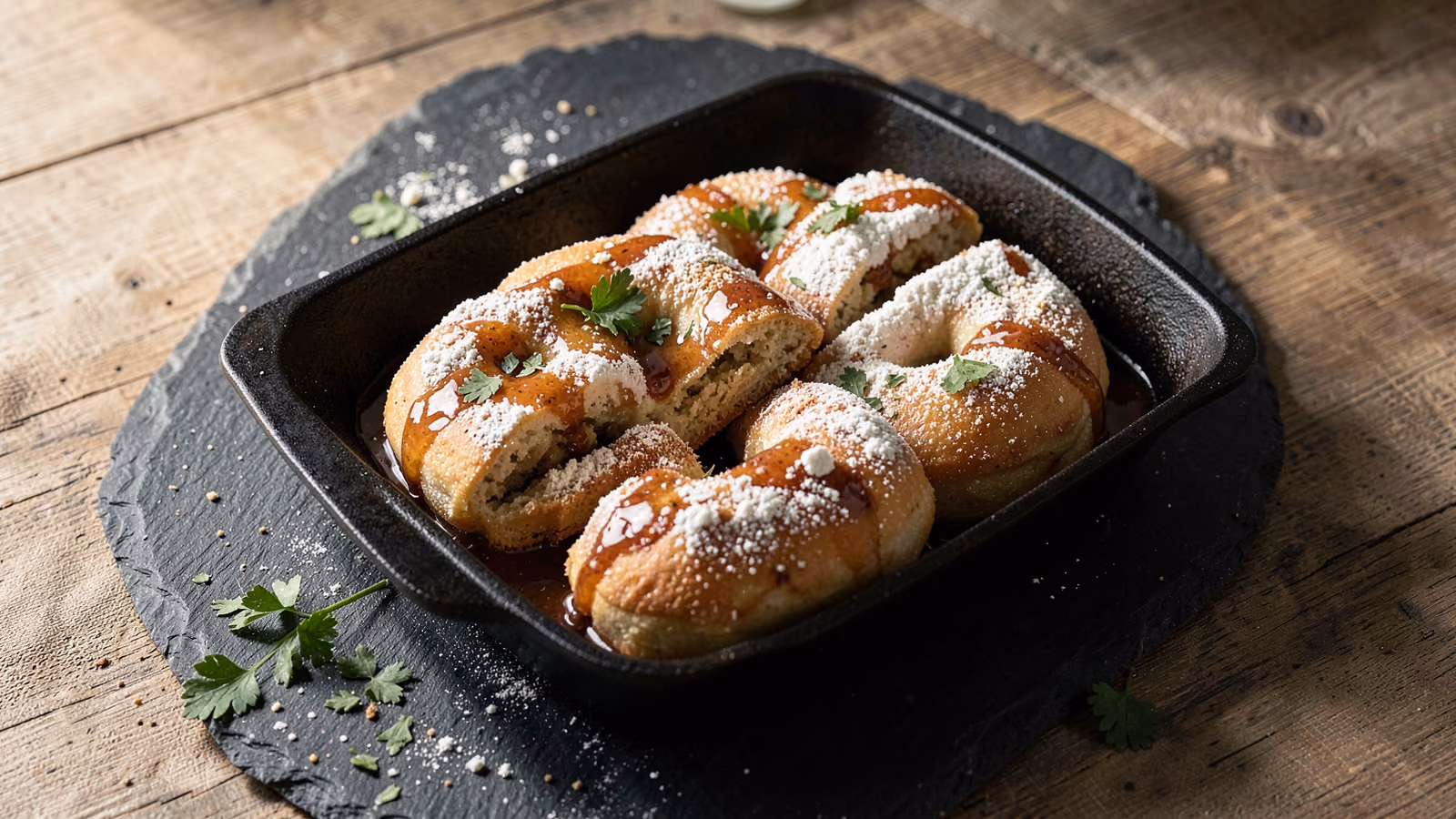 Donas de sidra de manzana