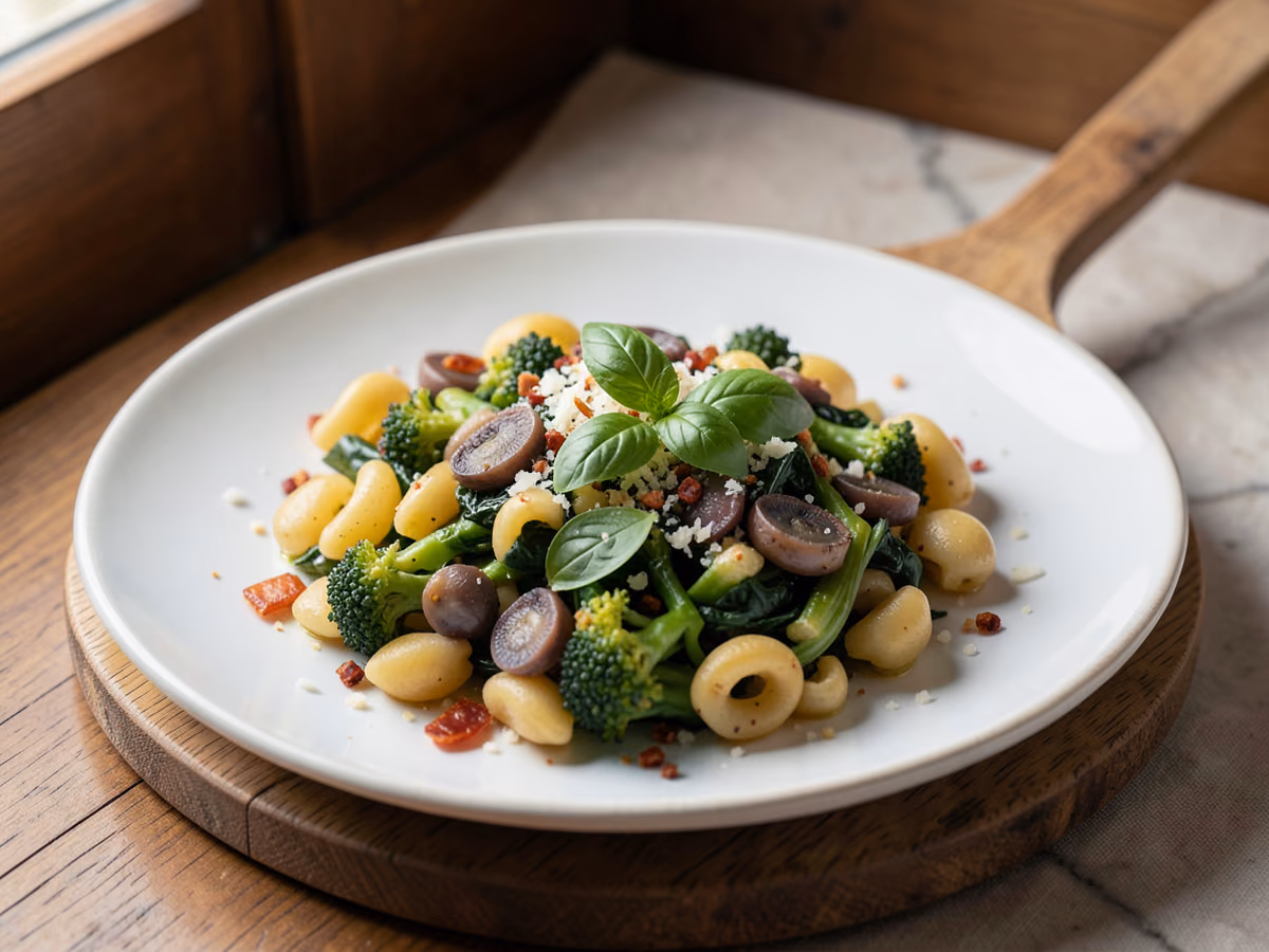 Orecchiette con verduras