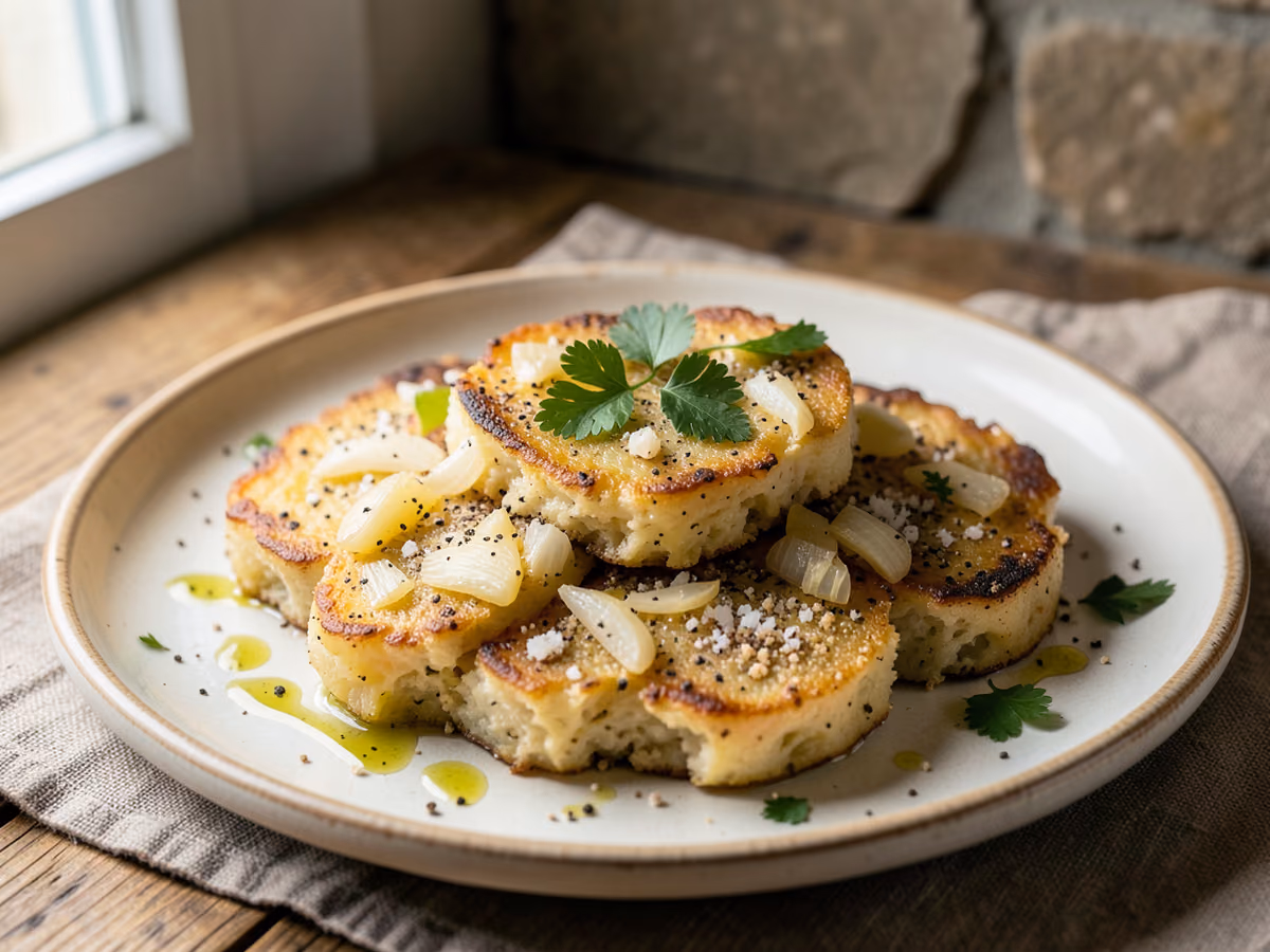 Tortitas de patata latkes