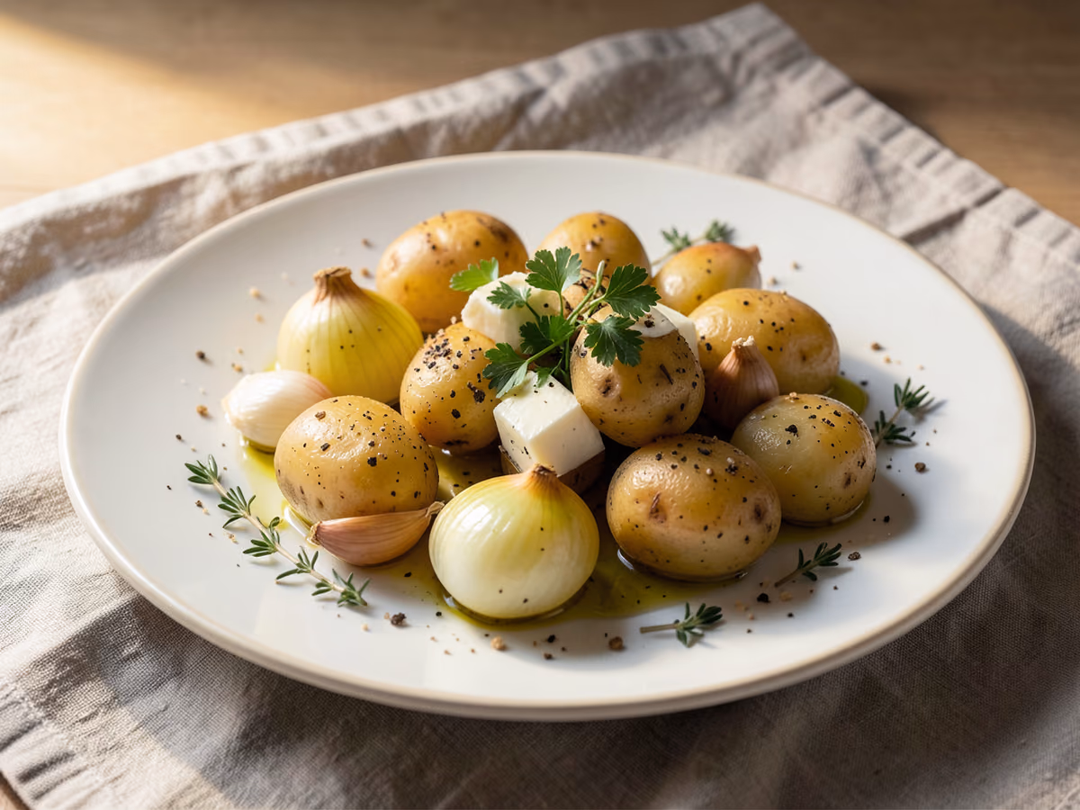 Patatas a la lionesa