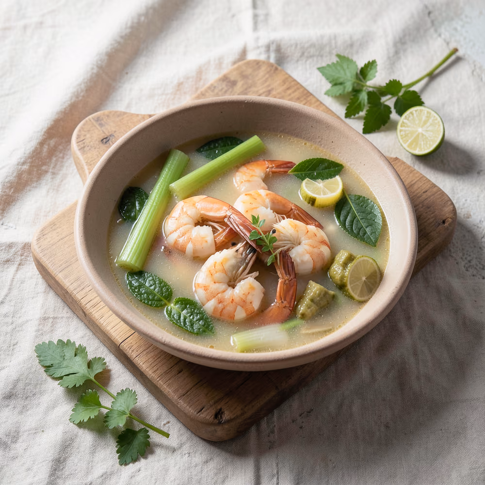 Soupe Tom Yum aux crevettes