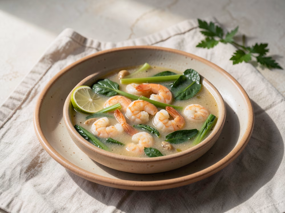 Soupe Tom Yum aux crevettes