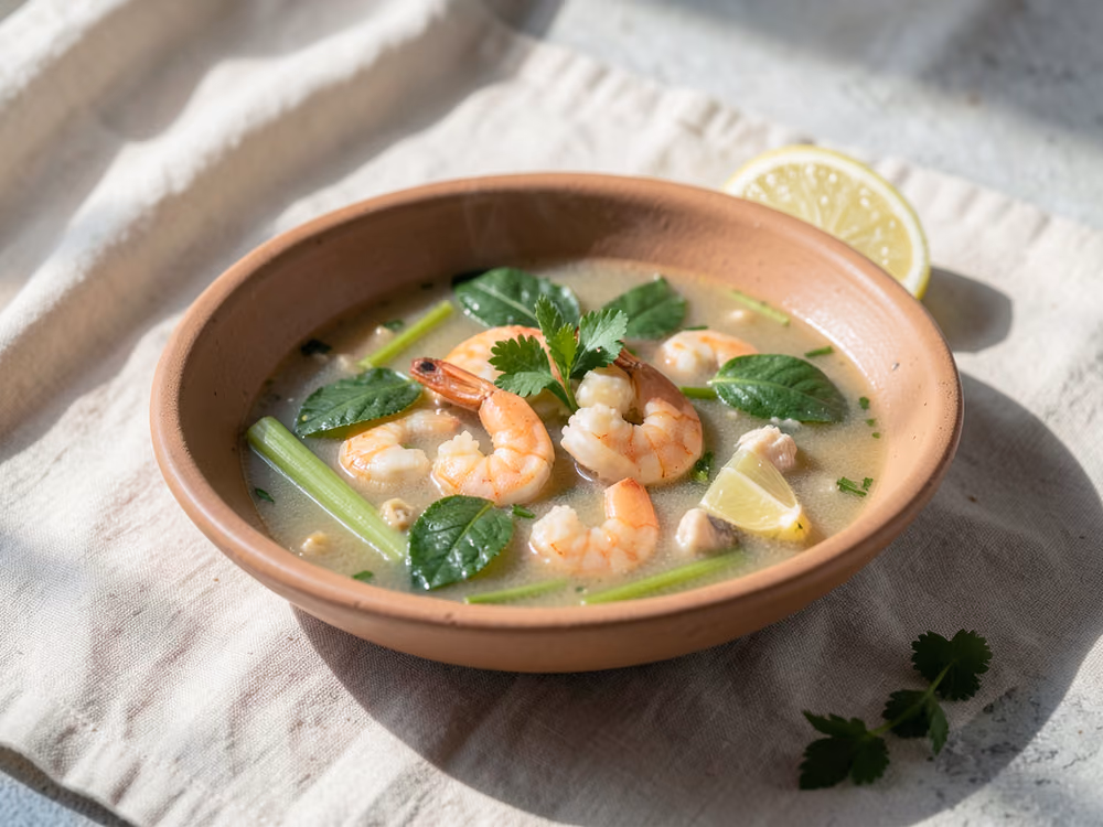 Soupe Tom Yum aux crevettes