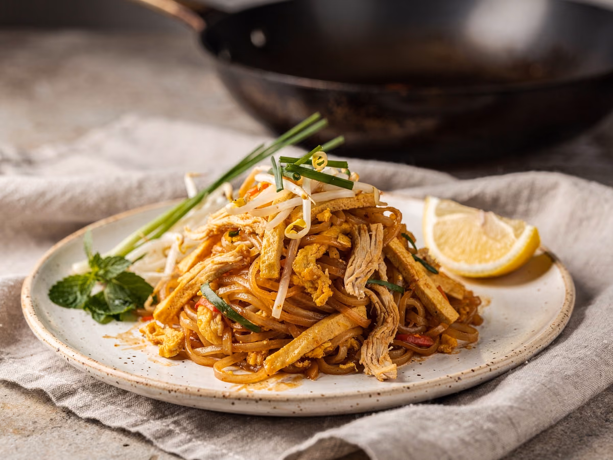 Pad Thai con Pollo