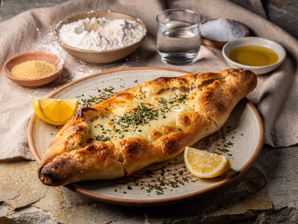 Pide turco de queso