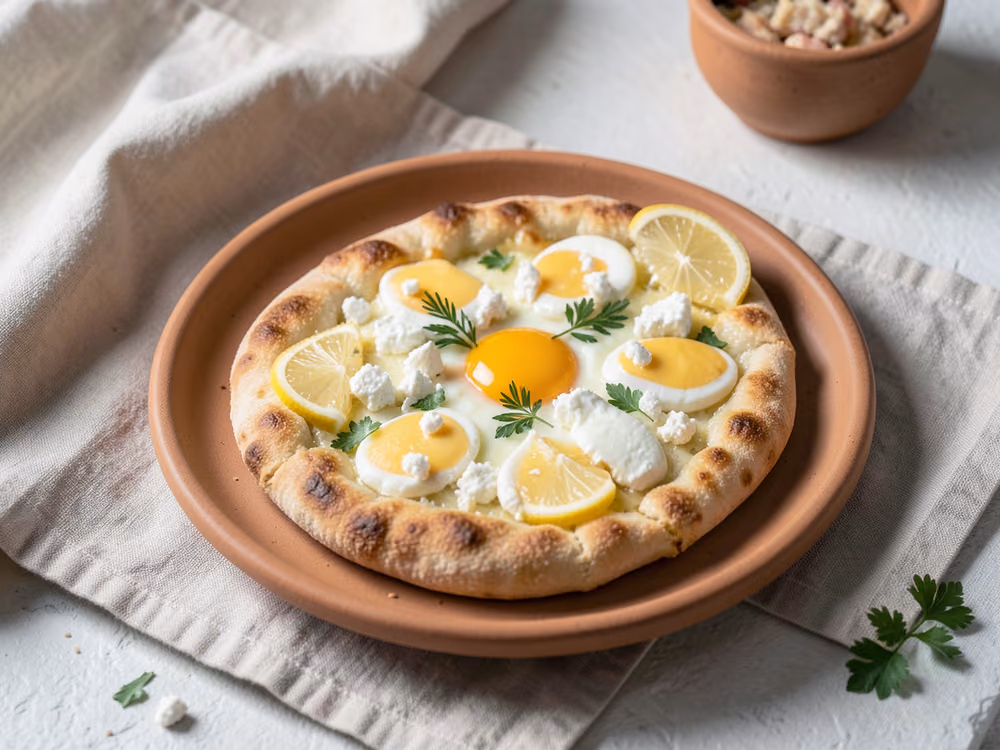 Pide turco de queso