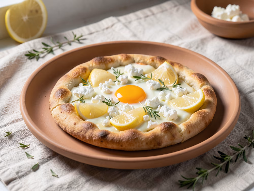 Pide turco de queso