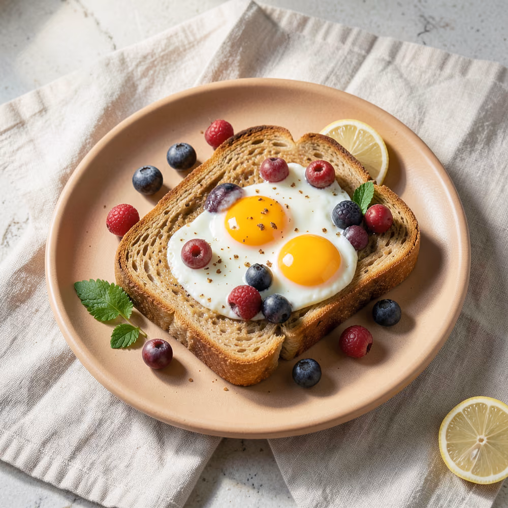 Tostadas Francesas con Frutos Rojos