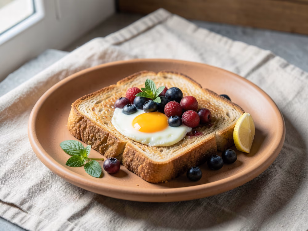 Tostadas Francesas con Frutos Rojos