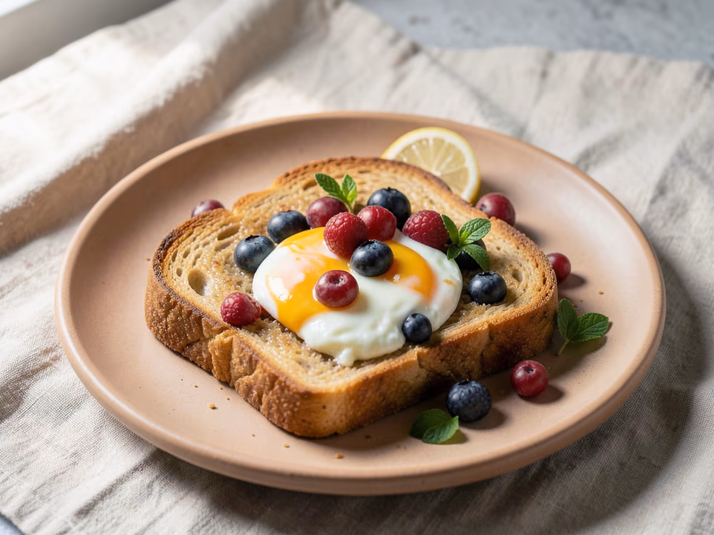 Tostadas Francesas con Frutos Rojos