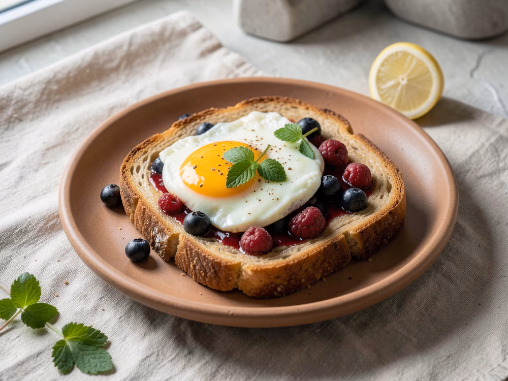 Tostadas Francesas con Frutos Rojos