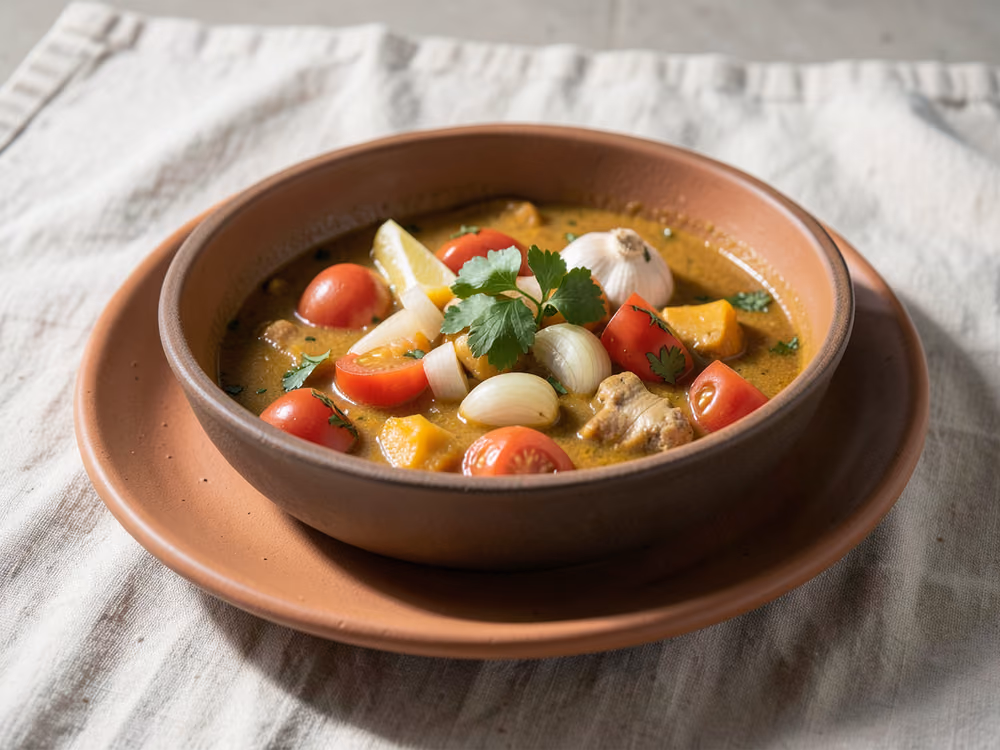 Curry de verduras mixtas