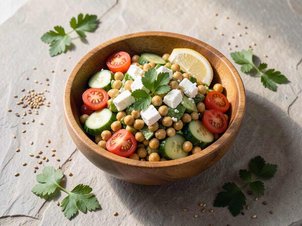 Ensalada de garbanzos