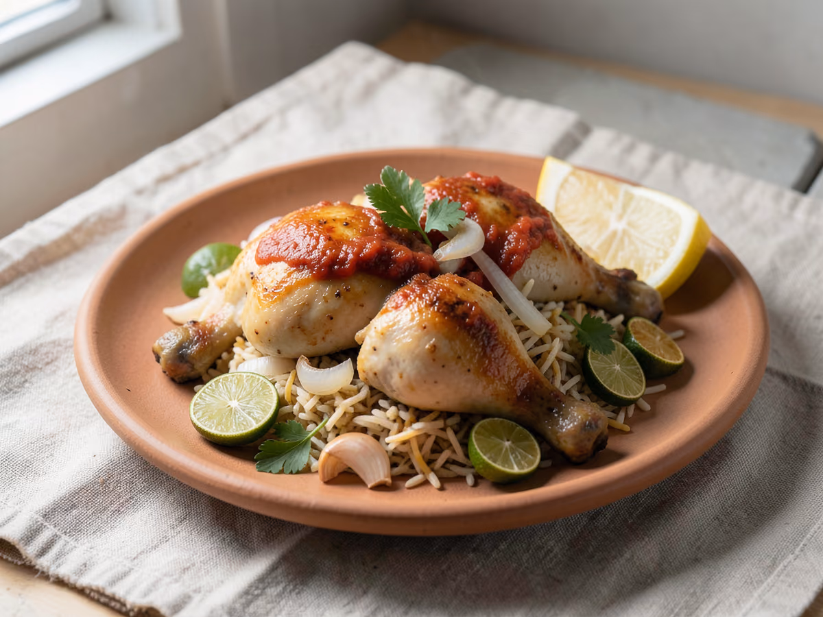 Pollo Machboos (Kabsa del Golfo)