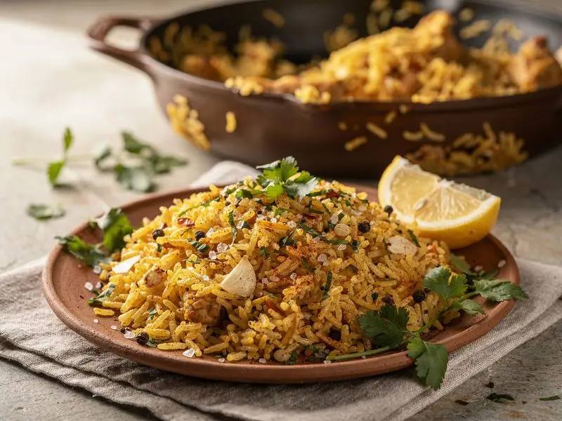 Pollo Machboos (Kabsa del Golfo)