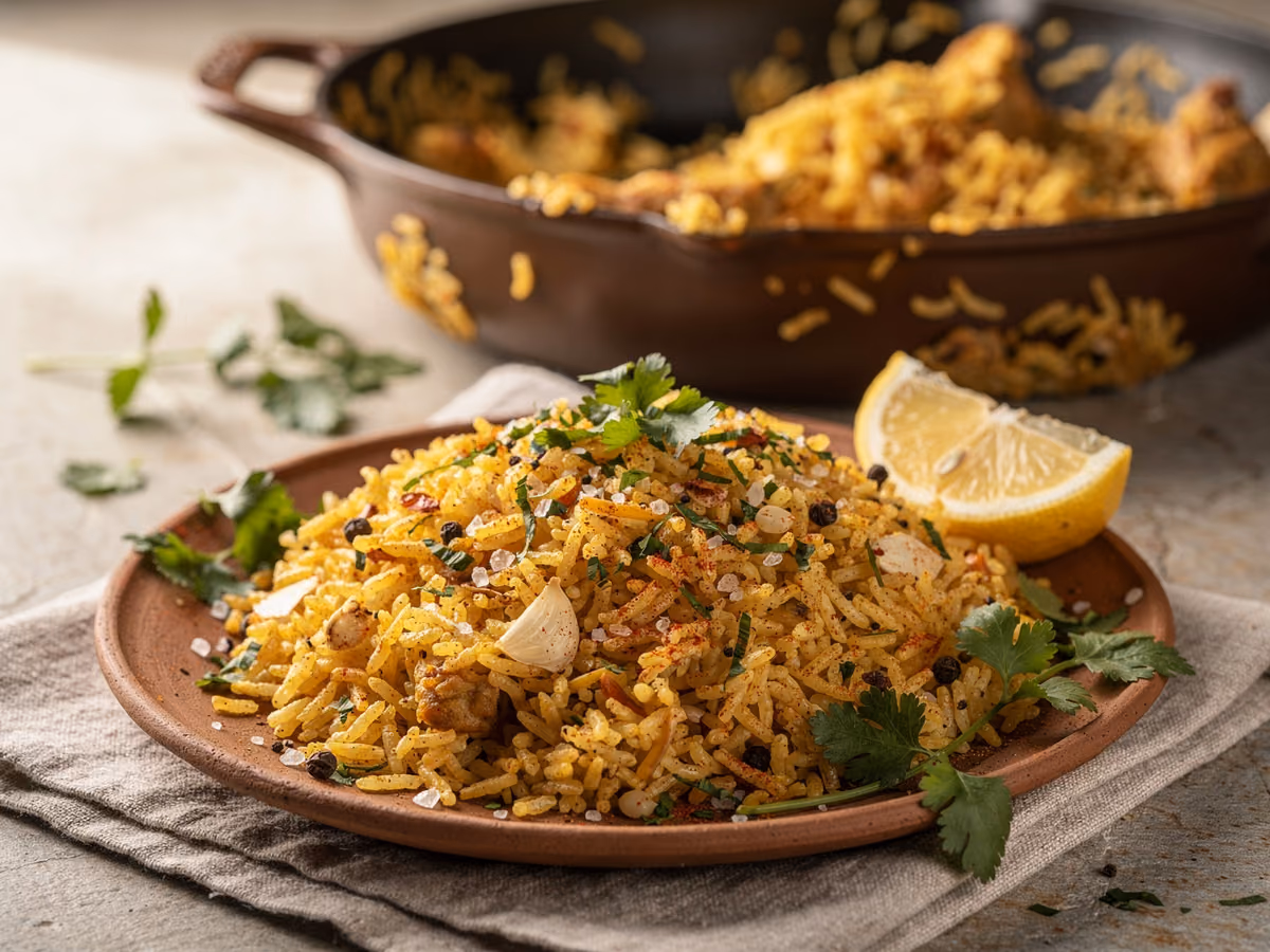 Pollo Machboos (Kabsa del Golfo)