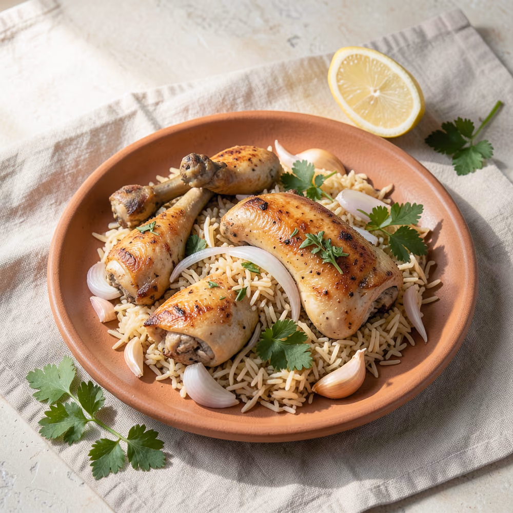 Pollo Machboos (Kabsa del Golfo)