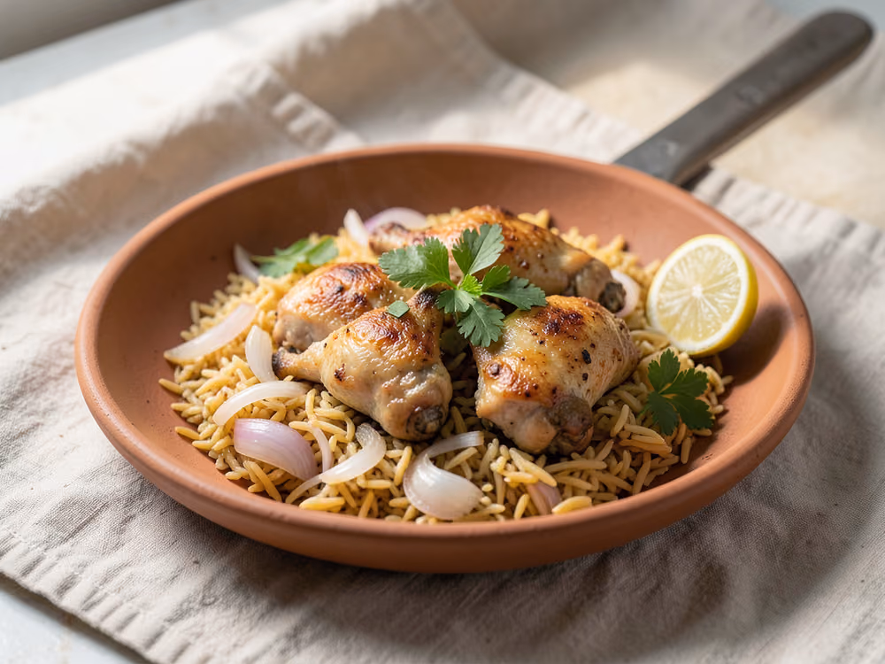 Pollo Machboos (Kabsa del Golfo)