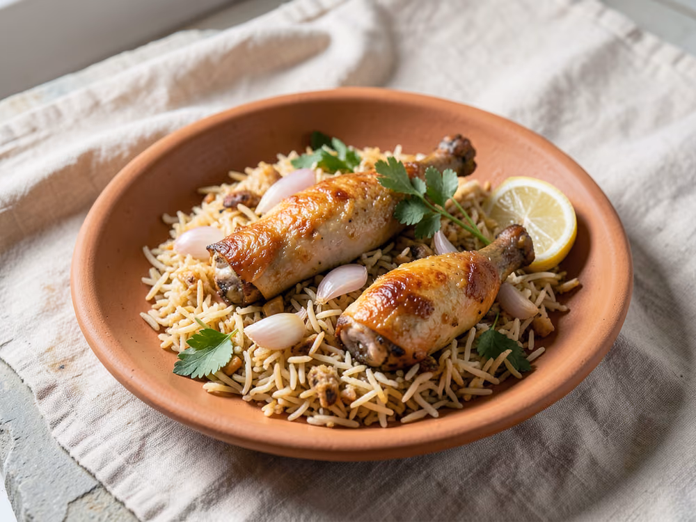 Pollo Machboos (Kabsa del Golfo)