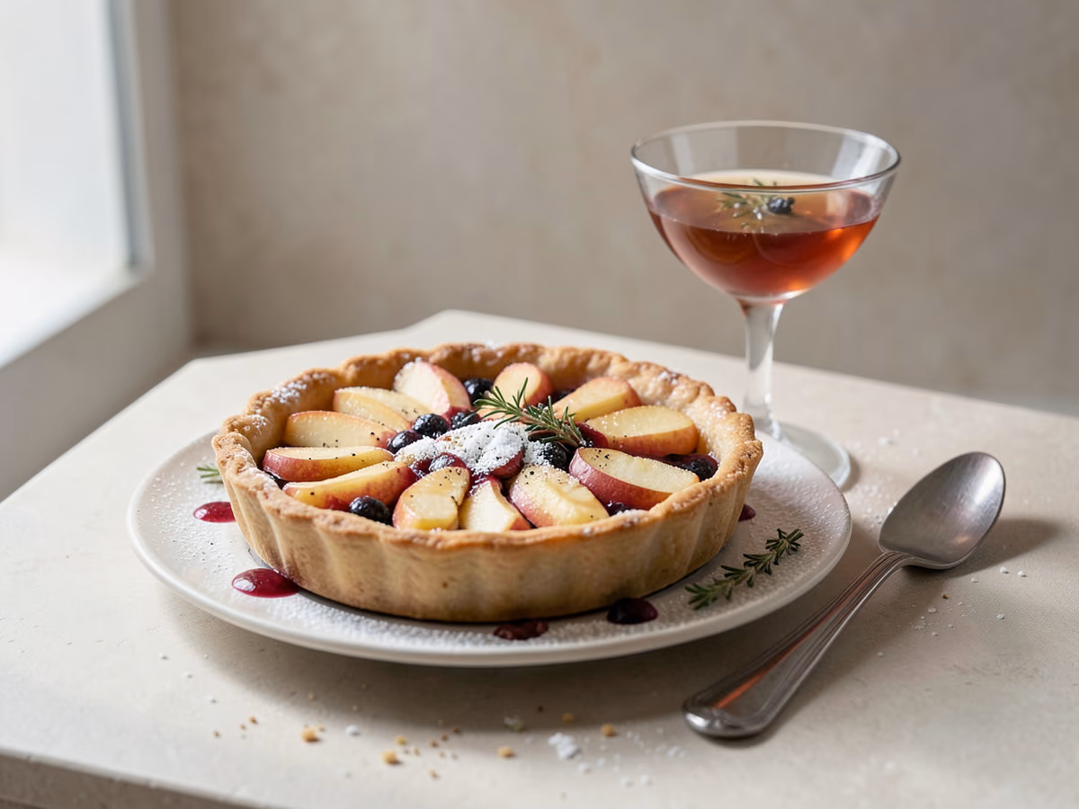 Tarta de manzana francesa