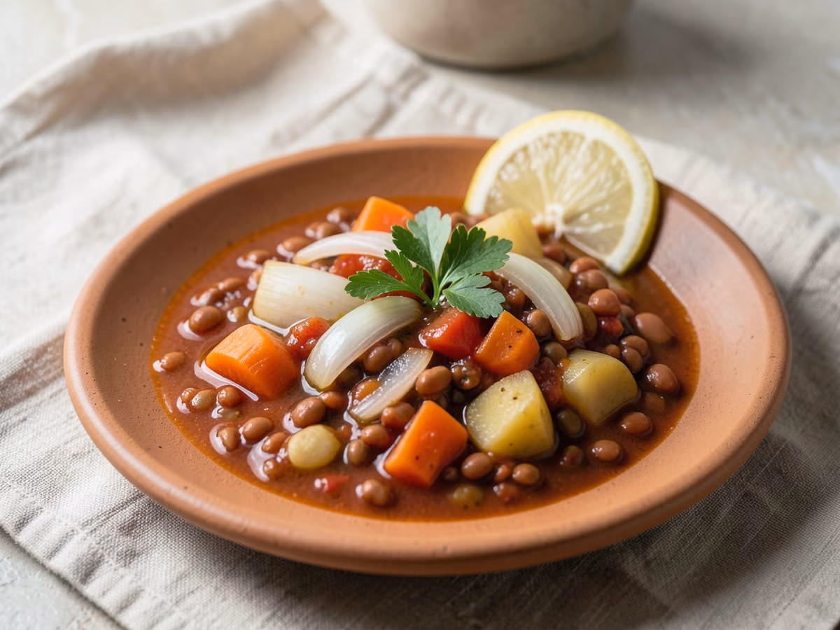 Sopa turca de lentejas rojas