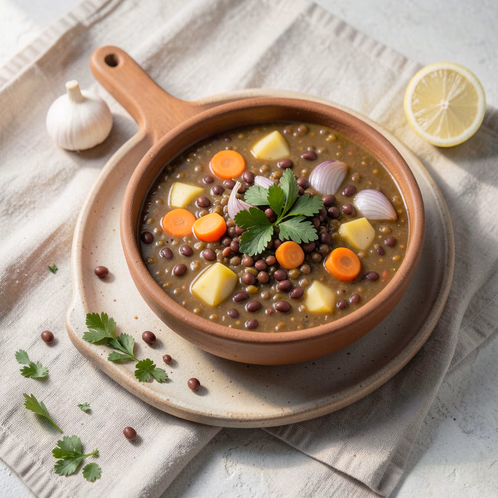 Sopa turca de lentejas rojas