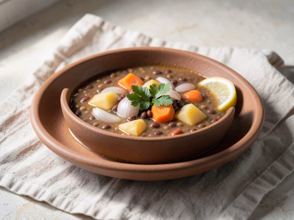 Sopa turca de lentejas rojas