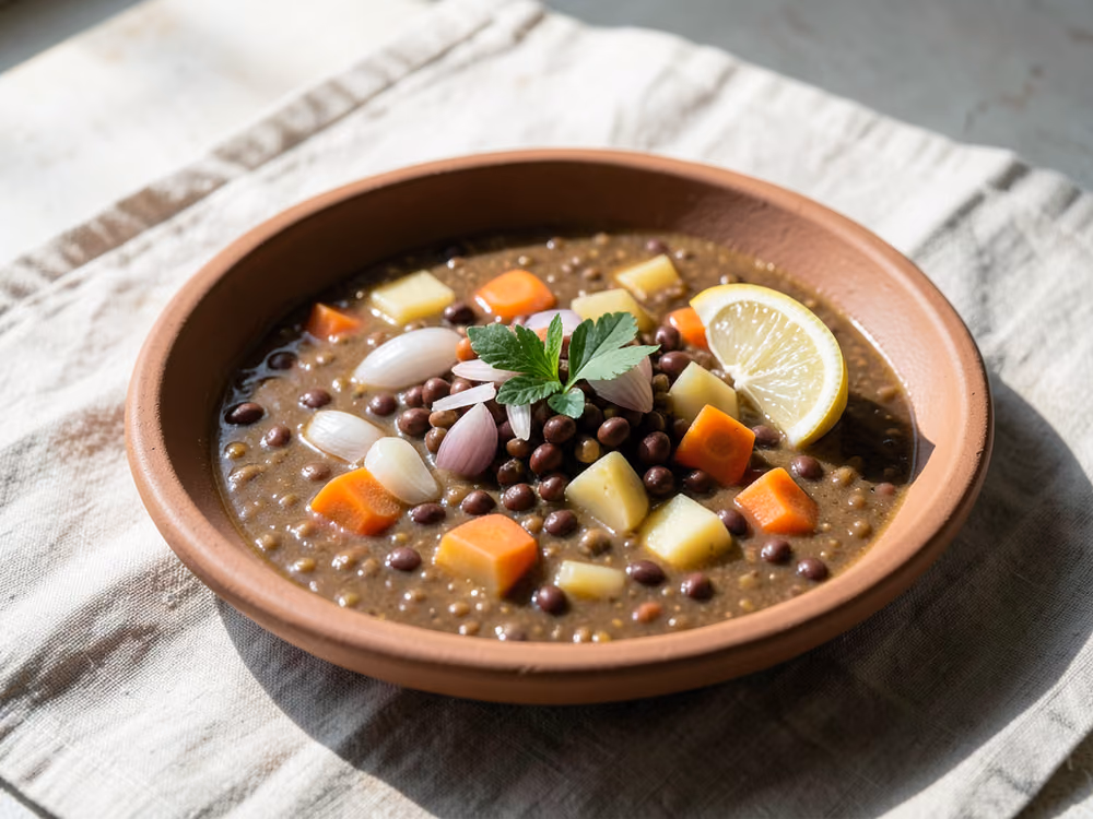 Sopa turca de lentejas rojas