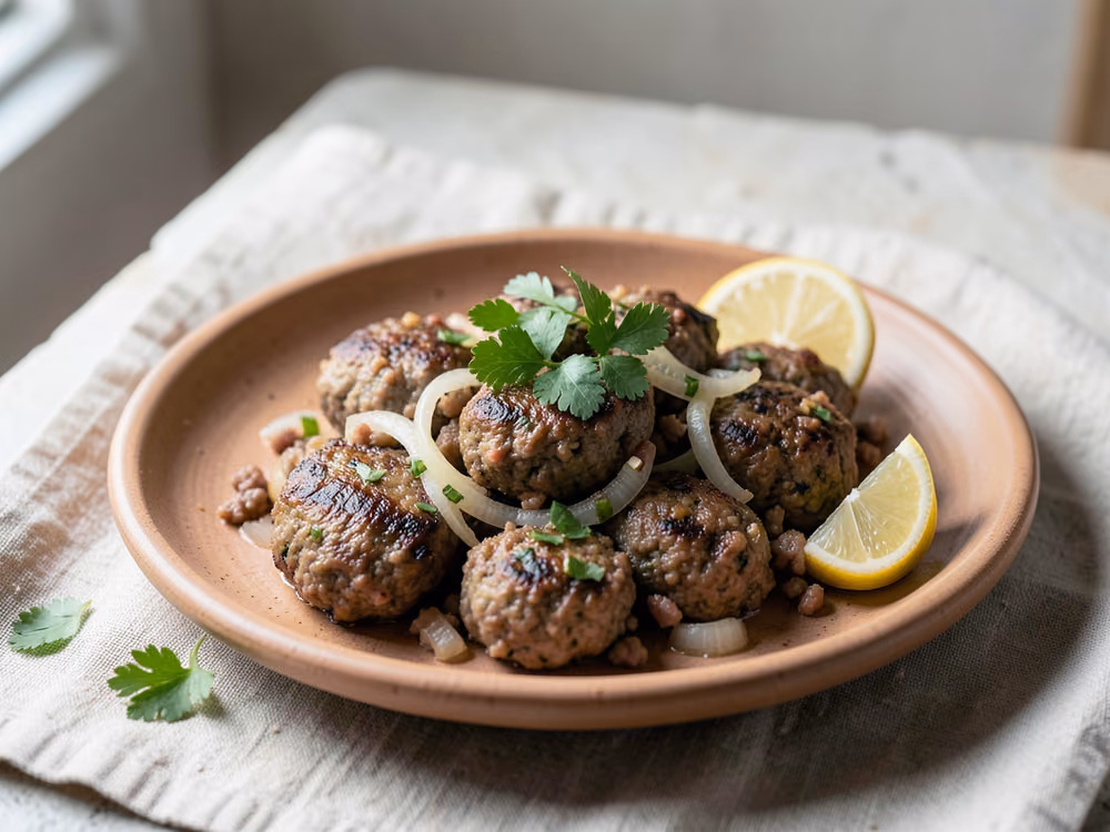 Brochetas de Kofta a la Parrilla