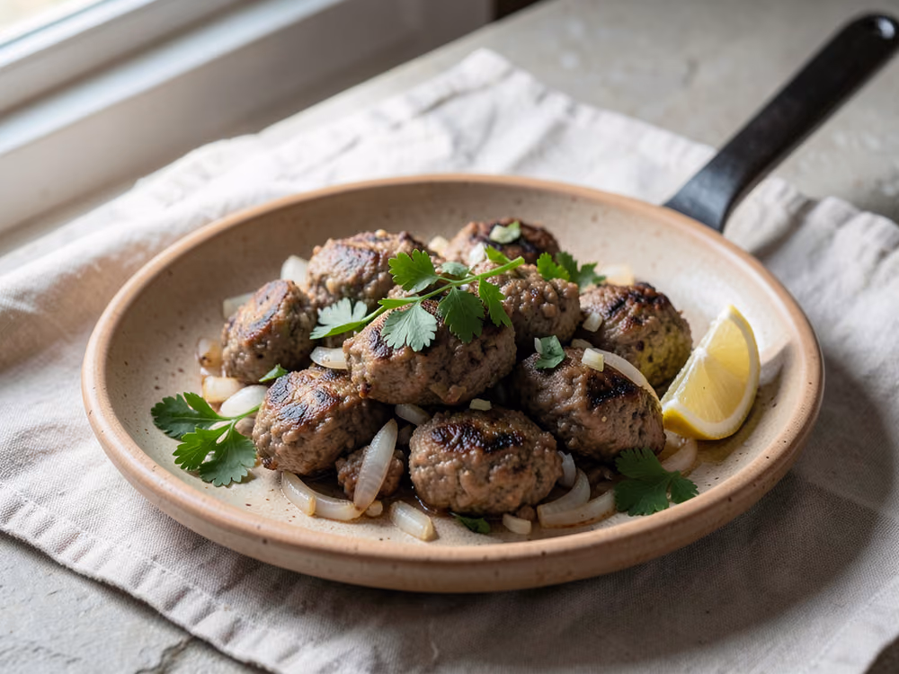 Brochetas de Kofta a la Parrilla