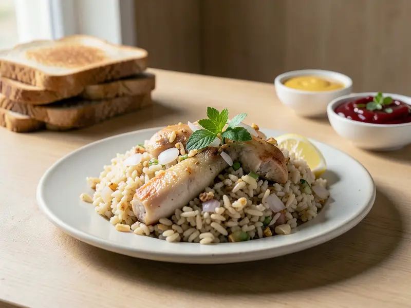 Harees (Emiratischer Weizen-Hähnchen-Brei)