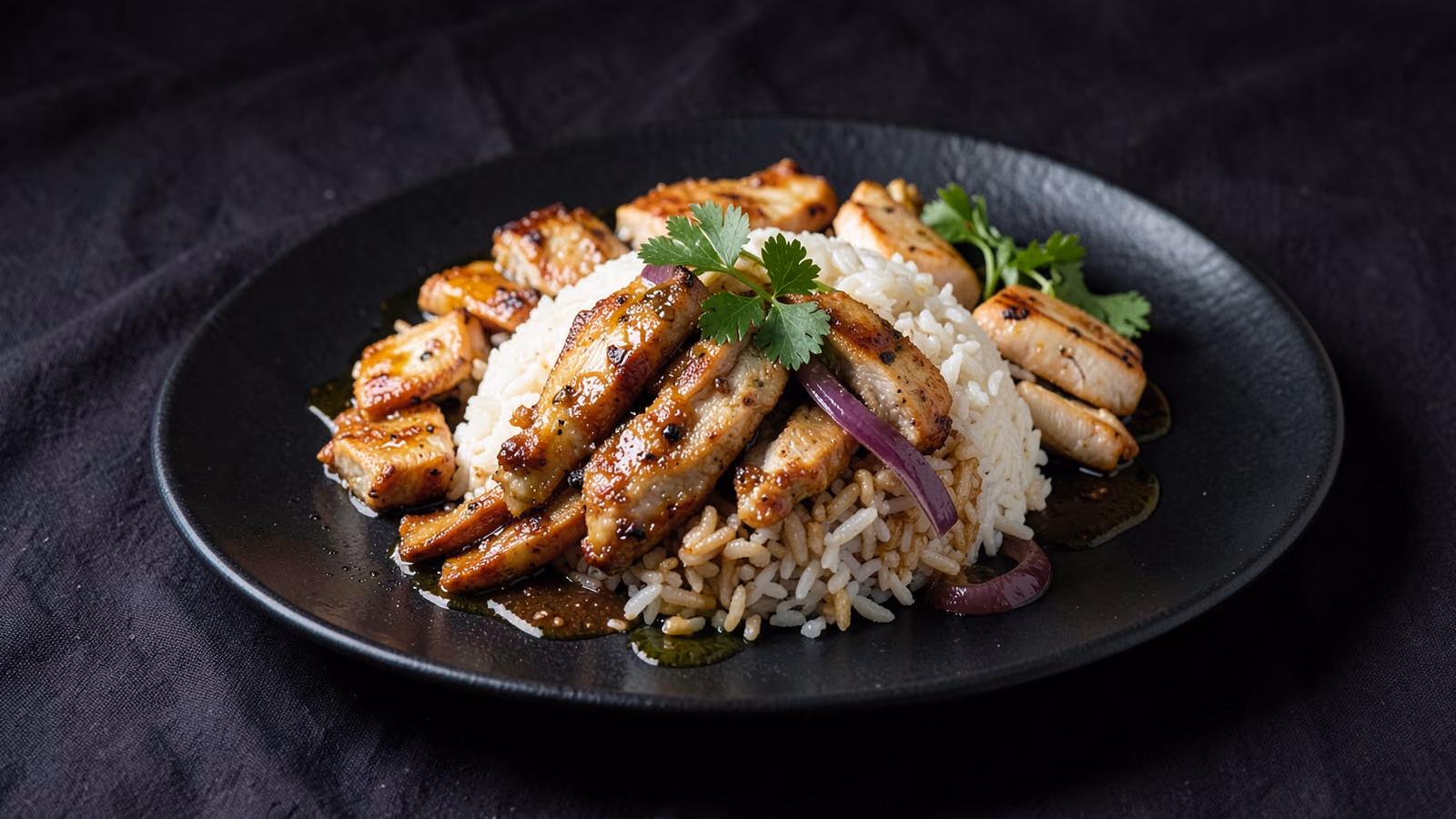 Bol de Shawarma de Pollo
